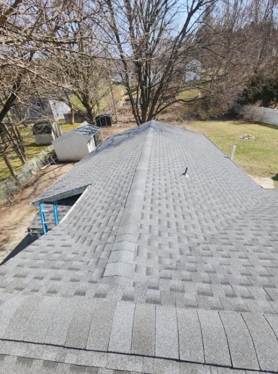 Current shingle installation progress