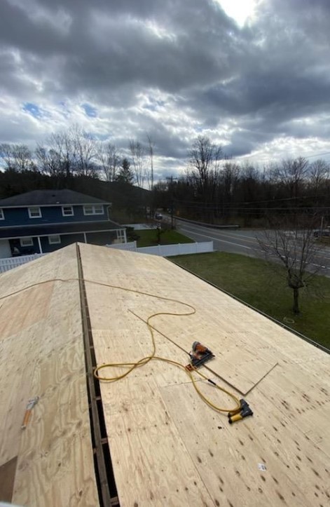 Sample drone inspection aerial view